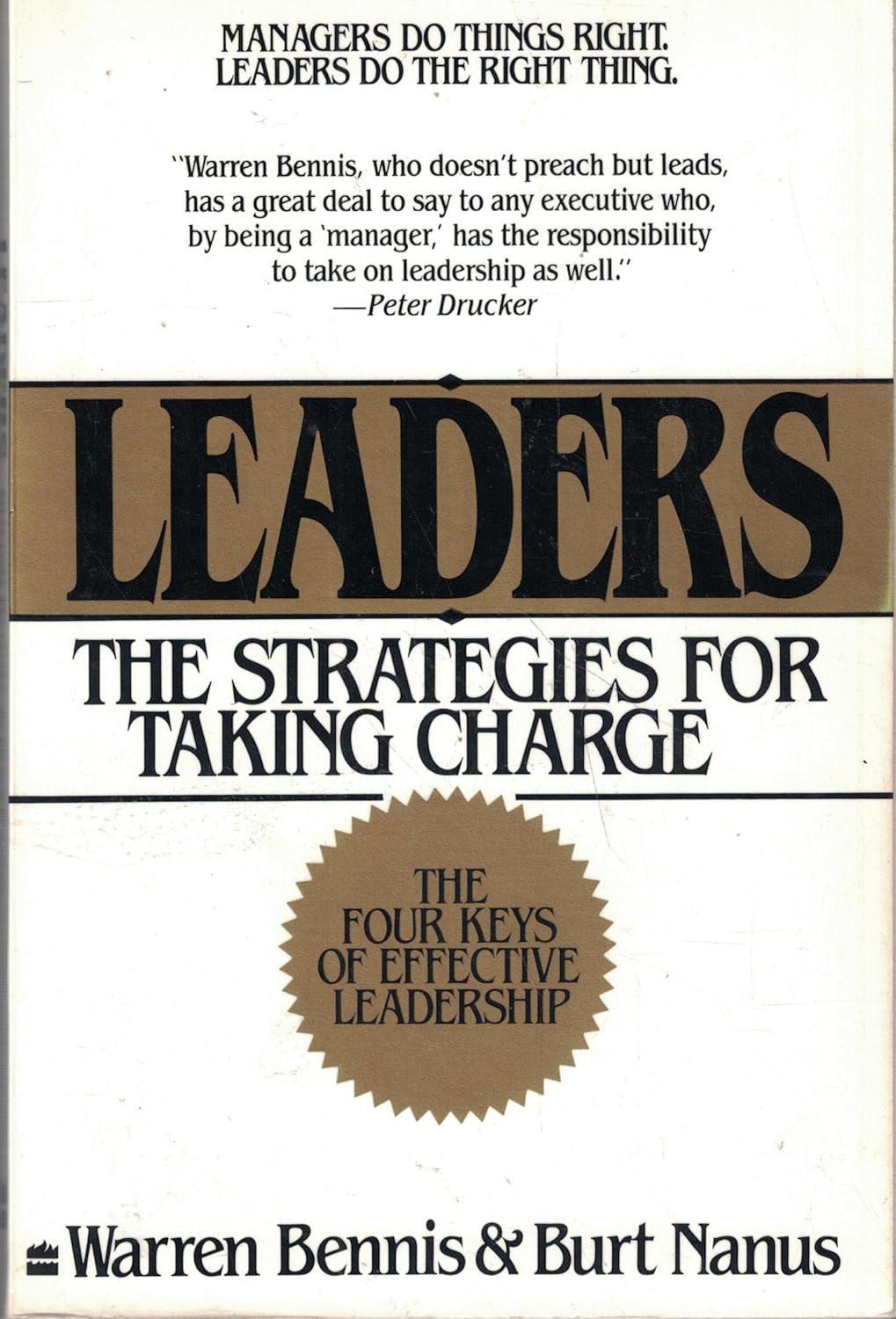 Leaders: The Strategies For Taking Charge